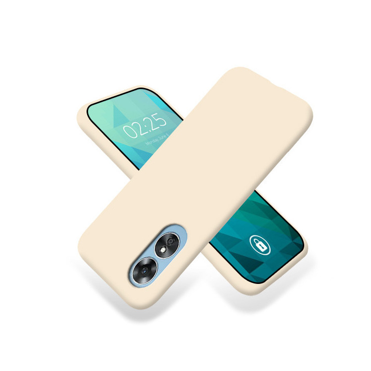 ETUI SMOOTH NA TELEFON  OPPO A17 / A17k ECRU