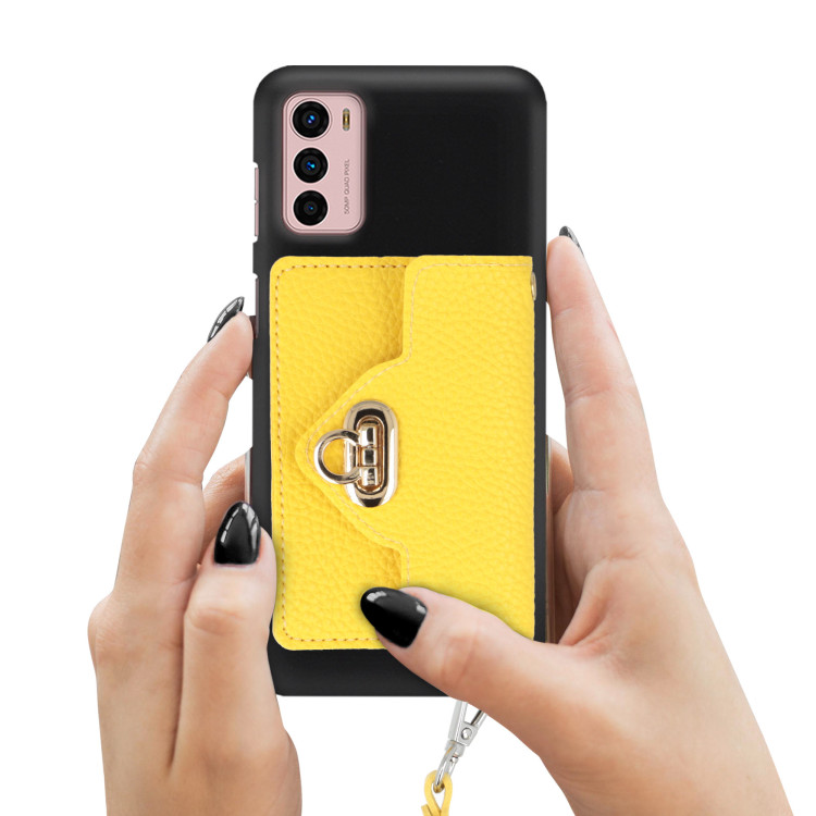 ETUI SMOOTH Z ŁAŃCUSZKIEM BLINK 87 NA TELEFON  MOTOROLA MOTO G42 CZARNY