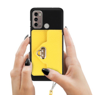 ETUI SMOOTH Z ŁAŃCUSZKIEM BLINK 87 NA TELEFON  MOTOROLA MOTO G60 CZARNY