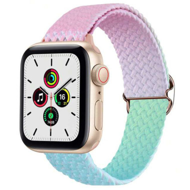 PASEK DO APPLE WATCH PLECIONY KLAMRA 38 / 40 /41 OMBRE RÓŻ