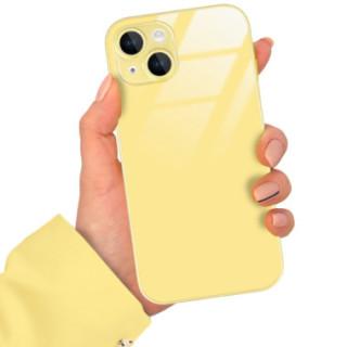 ETUI YELLOW CASE GLASS APPLE  IPHONE 14 ST_COL105