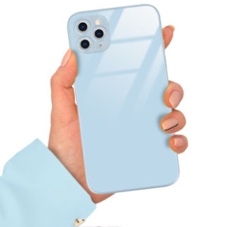 ETUI BLUE CASE GLASS APPLE  IPHONE 11 PRO MAX ST_COL101