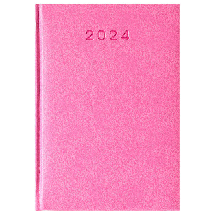 KALENDARZ Dzienny Terminarz A5 2024 Różowy
