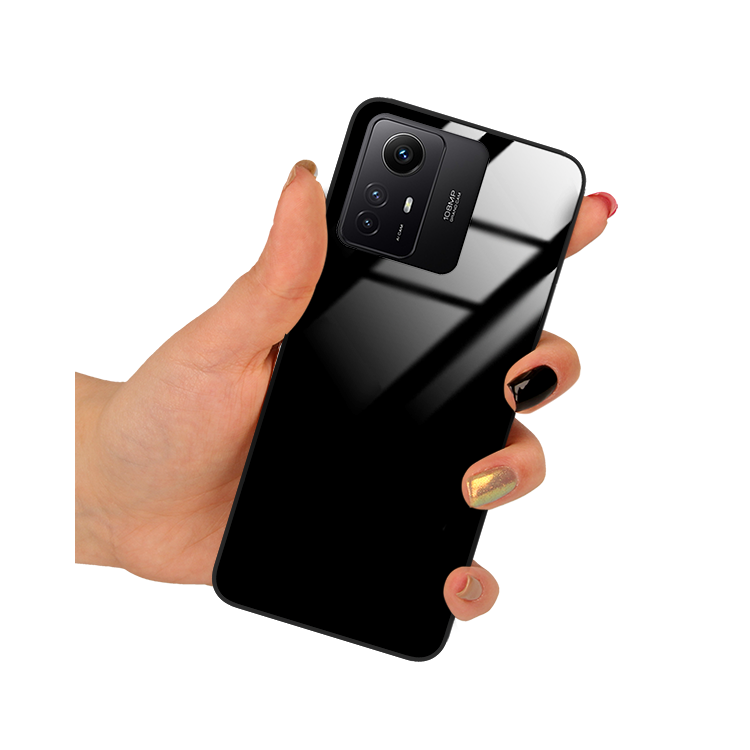 Etui Black Case Glass do Telefonu XIAOMI REDMI NOTE 12s 4G Czarne