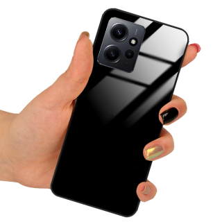Etui Black Case Glass do Telefonu XIAOMI REDMI NOTE 12 4G Czarne