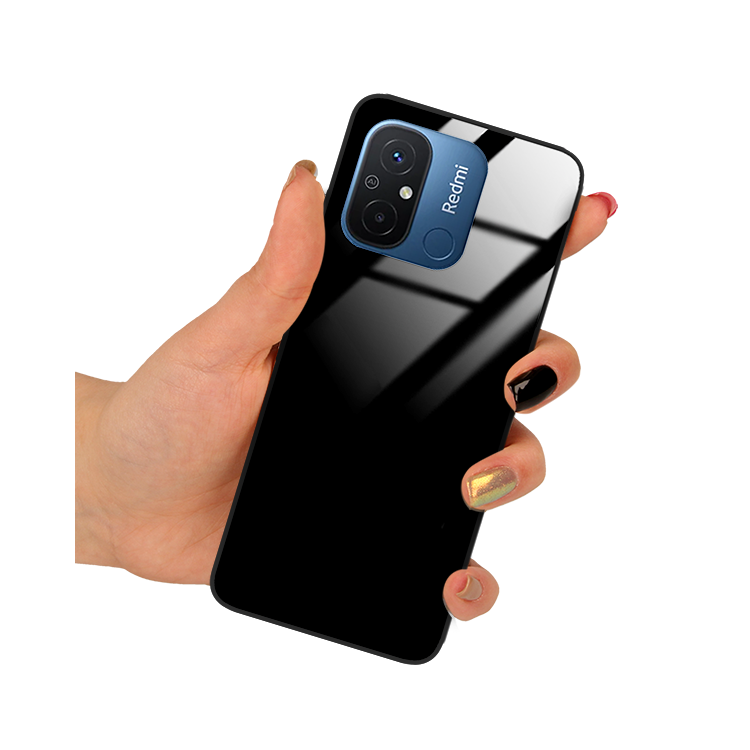 Etui Black Case Glass do Telefonu XIAOMI REDMI 12C Czarne