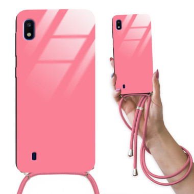 Etui Crossglam Różowe do Telefonu SAMSUNG A10 Stylowe ST_CLR114