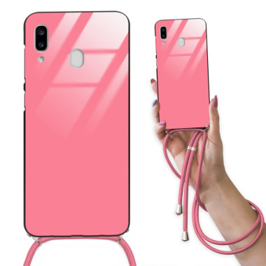 Etui Crossglam Różowe do Telefonu SAMSUNG A20e Stylowe ST_CLR114