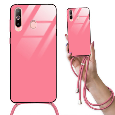 Etui Crossglam Różowe do Telefonu SAMSUNG A60 Stylowe ST_CLR114