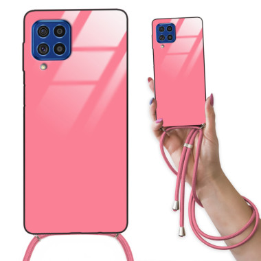 Etui Crossglam Różowe do Telefonu SAMSUNG F62 Stylowe ST_CLR114