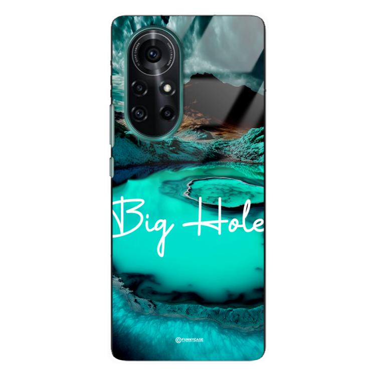 Etui Black Case Glass do HUAWEI NOVA 8 Kosmiczne Modern ST_IMK103 Big Hole