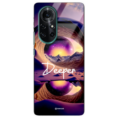 Etui Black Case Glass do HUAWEI NOVA 8 PRO Kosmiczne Modern ST_IMK104 Deeper