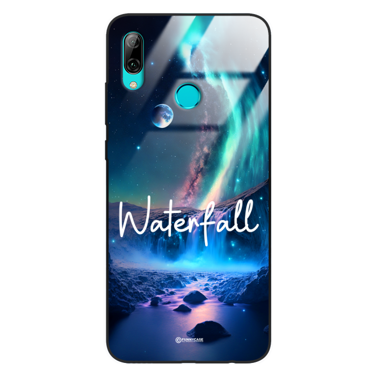 Etui Black Case Glass do HUAWEI P SMART 2019 Kosmiczne Modern ST_IMK106 Waterfall