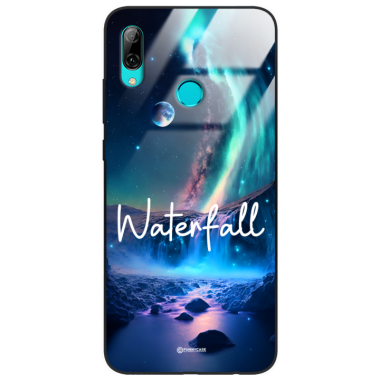 Etui Black Case Glass do HUAWEI P SMART 2019 Kosmiczne Modern ST_IMK106 Waterfall