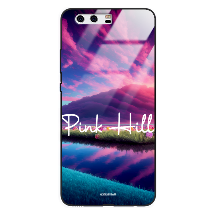 Etui Black Case Glass do HUAWEI P10 Kosmiczne Modern ST_IMK101 Pink Hill