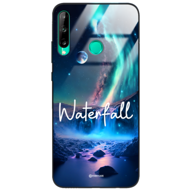 Etui Black Case Glass do HUAWEI P40 LITE E Kosmiczne Modern ST_IMK106 Waterfall