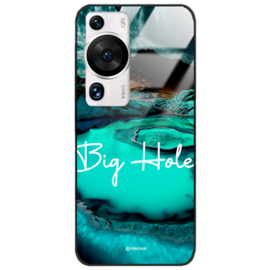 Etui Black Case Glass do HUAWEI P60 P60 PRO Kosmiczne Modern ST_IMK103 Big Hole