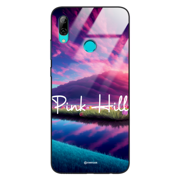 Etui Black Case Glass do HUAWEI Y7 2019 Kosmiczne Modern ST_IMK101 Pink Hill