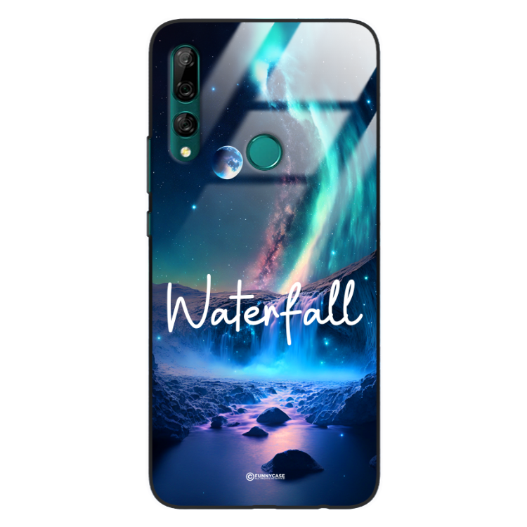 Etui Black Case Glass do HUAWEI Y9 PRIME 2019 Kosmiczne Modern ST_IMK106 Waterfall