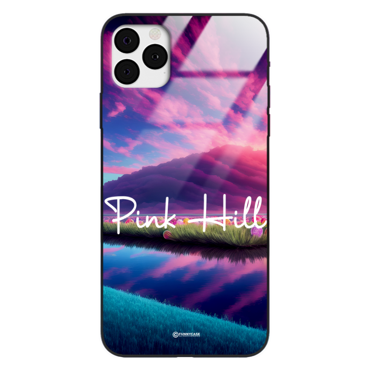 Etui Black Case Glass do APPLE IPHONE 11 PRO Kosmiczne Modern ST_IMK101 Pink Hill