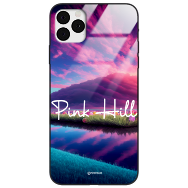 Etui Black Case Glass do APPLE IPHONE 11 PRO Kosmiczne Modern ST_IMK101 Pink Hill