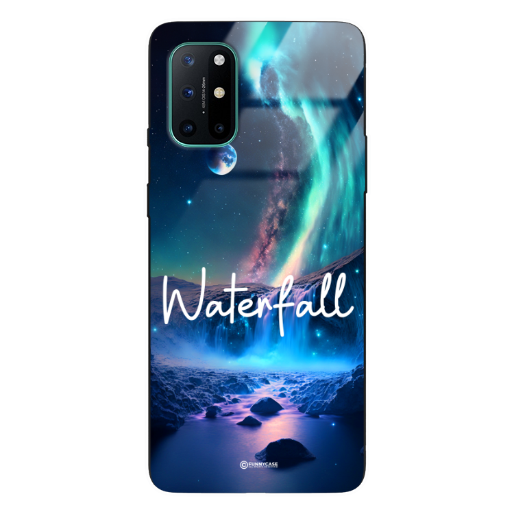 Etui Black Case Glass do ONEPLUS 8T Kosmiczne Modern ST_IMK106 Waterfall