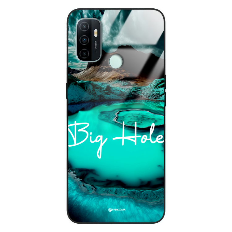 Etui Black Case Glass do OPPO A33 Kosmiczne Modern ST_IMK103 Big Hole