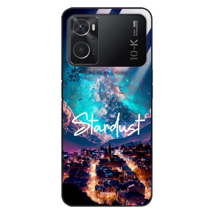 Etui Black Case Glass do OPPO K10 PRO 5G Kosmiczne Modern ST_IMK107 Stardust