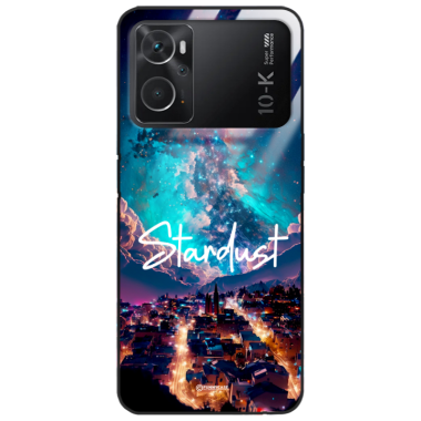 Etui Black Case Glass do OPPO K10 PRO 5G Kosmiczne Modern ST_IMK107 Stardust