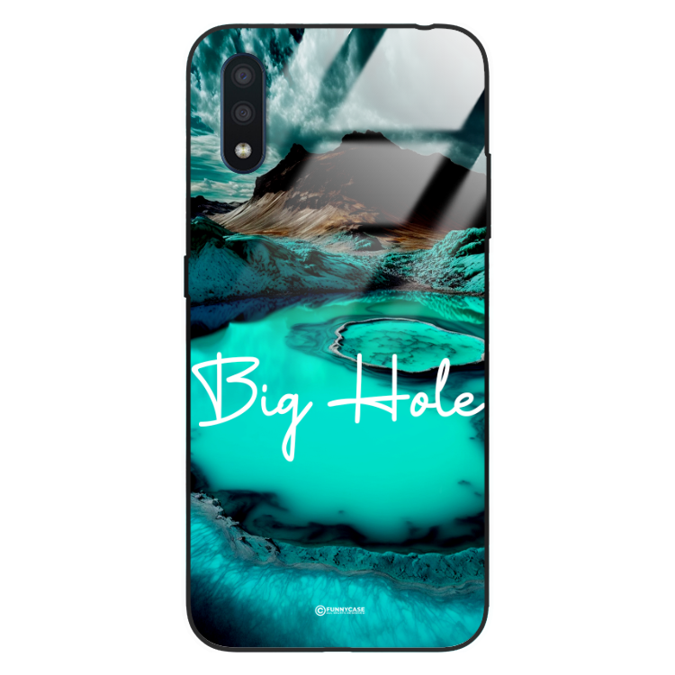 Etui Black Case Glass do SAMSUNG A01 Kosmiczne Modern ST_IMK103 Big Hole