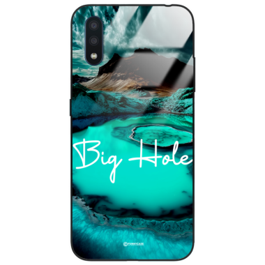 Etui Black Case Glass do SAMSUNG A01 Kosmiczne Modern ST_IMK103 Big Hole