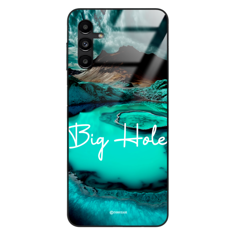 Etui Black Case Glass do SAMSUNG A13 5G Kosmiczne Modern ST_IMK103 Big Hole