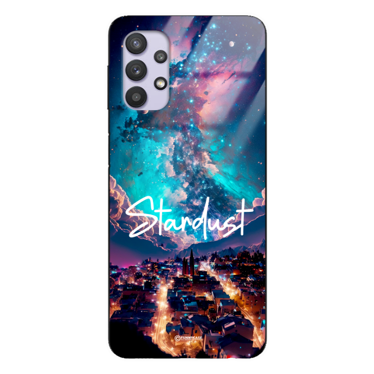 Etui Black Case Glass do SAMSUNG A32 5G/M32 5G Kosmiczne Modern ST_IMK107 Stardust