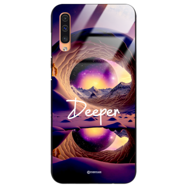 Etui Black Case Glass do SAMSUNG A50/A30s/A50s Kosmiczne Modern ST_IMK104 Deeper