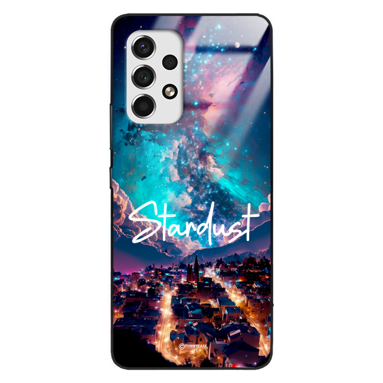 Etui Black Case Glass do SAMSUNG A53 5G Kosmiczne Modern ST_IMK107 Stardust