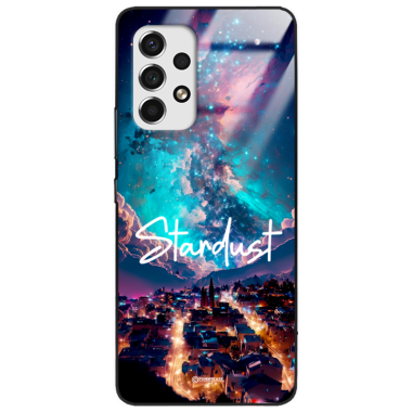 Etui Black Case Glass do SAMSUNG A53 5G Kosmiczne Modern ST_IMK107 Stardust