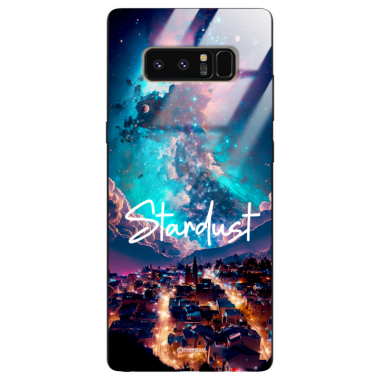 Etui Black Case Glass do SAMSUNG NOTE 8 Kosmiczne Modern ST_IMK107 Stardust