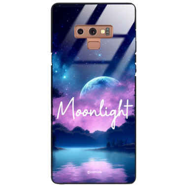 Etui Black Case Glass do SAMSUNG NOTE 9 Kosmiczne Modern ST_IMK100 Moonlight