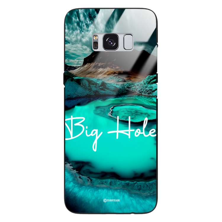 Etui Black Case Glass do SAMSUNG S8 Kosmiczne Modern ST_IMK103 Big Hole