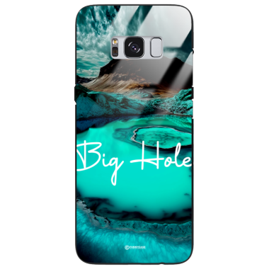 Etui Black Case Glass do SAMSUNG S8 Kosmiczne Modern ST_IMK103 Big Hole