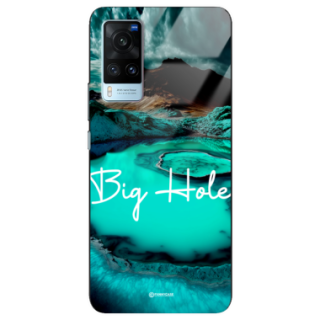 Etui Black Case Glass do VIVO X60 Kosmiczne Modern ST_IMK103 Big Hole