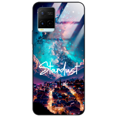 Etui Black Case Glass do VIVO Y21/Y32/Y33s Kosmiczne Modern ST_IMK107 Stardust