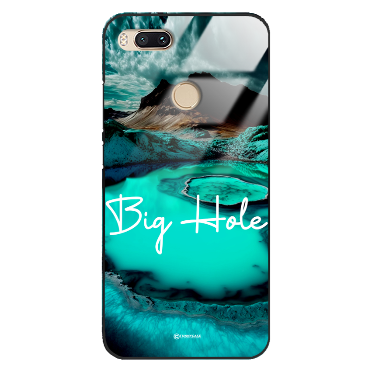 Etui Black Case Glass do XIAOMI Mi A1 5X Kosmiczne Modern ST_IMK103 Big Hole