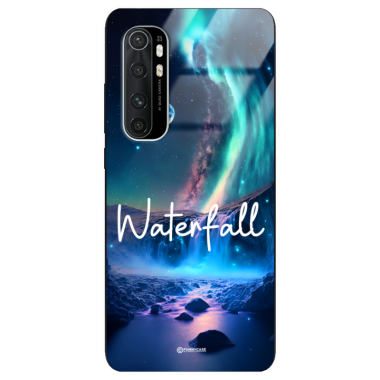 Etui Black Case Glass do XIAOMI Mi NOTE 10 LITE Kosmiczne Modern ST_IMK106 Waterfall