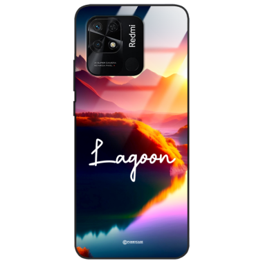 Etui Black Case Glass do XIAOMI REDMI 10C 4G Kosmiczne Modern ST_IMK102 Lagoon