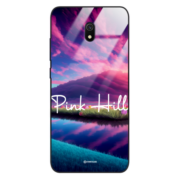 Etui Black Case Glass do XIAOMI REDMI 8A Kosmiczne Modern ST_IMK101 Pink Hill