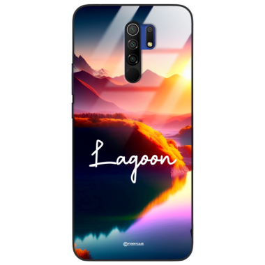 Etui Black Case Glass do XIAOMI REDMI 9 Kosmiczne Modern ST_IMK102 Lagoon