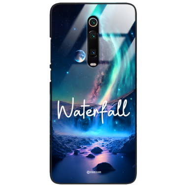 Etui Black Case Glass do XIAOMI REDMI K20 Mi 9T Kosmiczne Modern ST_IMK106 Waterfall