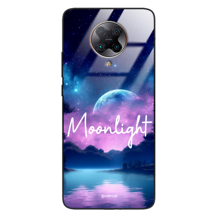 Etui Black Case Glass do XIAOMI REDMI K30 PRO Kosmiczne Modern ST_IMK100 Moonlight