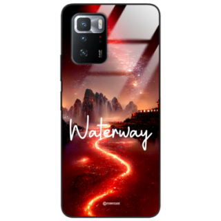 Etui Black Case Glass do XIAOMI REDMI NOTE 10 PRO 5G Kosmiczne Modern ST_IMK105 Waterway